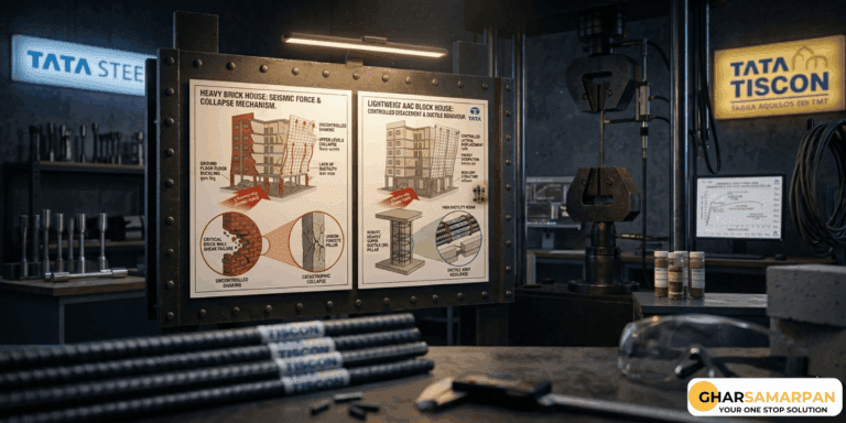 Non-Structural Safety: Why AAC Blocks are Safer in Earthquakes