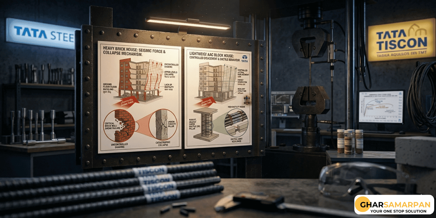 Non-Structural Safety: Why AAC Blocks are Safer in Earthquakes