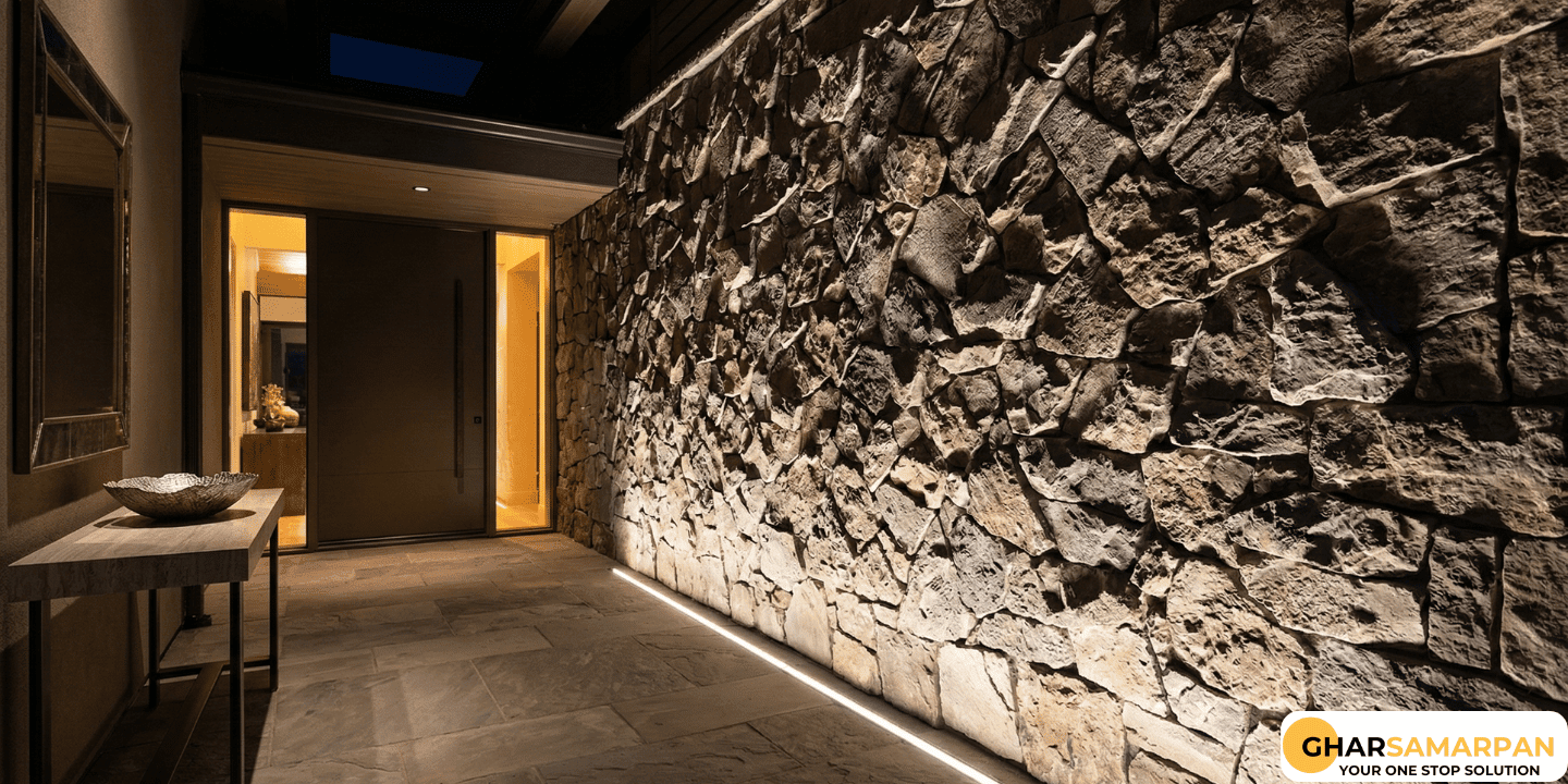 Texture and Light: Enhancing AAC Walls with Accent Lighting